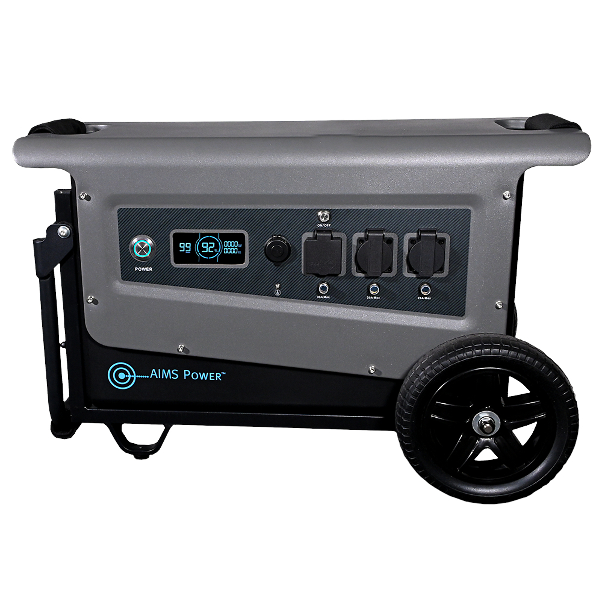 AIMS Power All-In-One 3600 Watt Inverter, 3072 Whr battery, Main Solar Generator, AIO-3KWH3600W